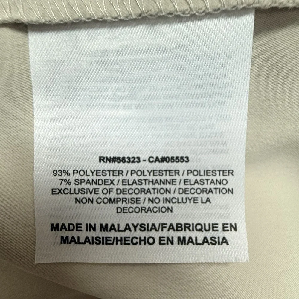 Nike Golf Skort Womens 10 Khaki Dri Fit Stretch Athletic Tennis Skirt - Picture 10 of 11